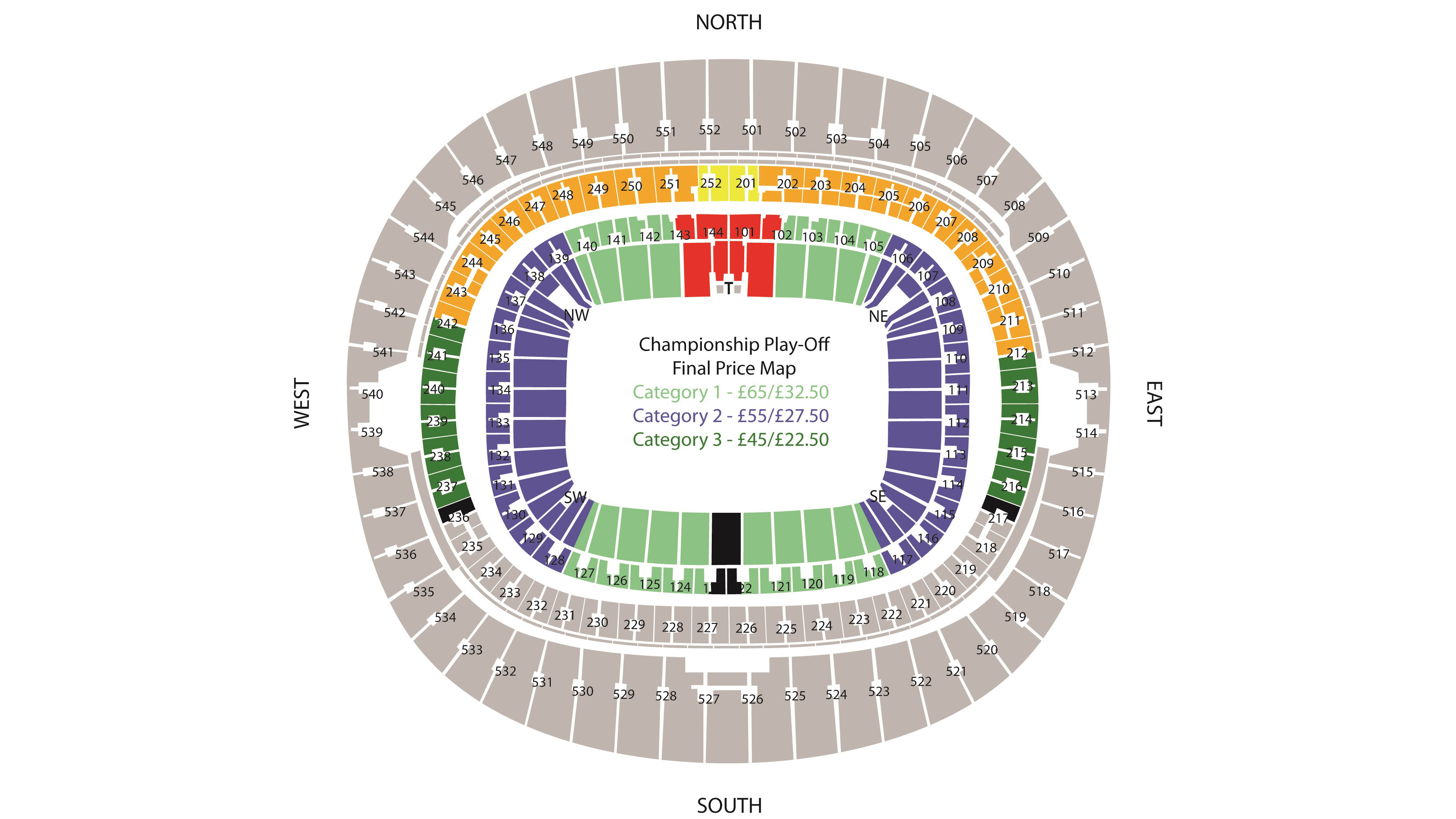 Wembley Stadium Map Plan